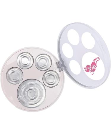 Empty Eyeshadow Plate 5 Grids DIY Refillable Eyeshadow Storage Box for Blush Brow Powder - Buy Online on GoSupps.com