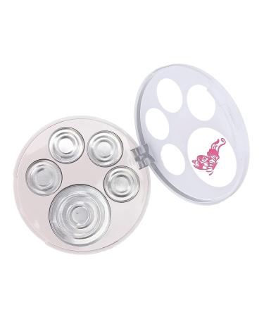 Empty Eyeshadow Makeup Palette - 5pcs Round Metal Pans | DIY Eye Shadow Container for Blush & Brow Powder - International Shipping Available - Buy Online on GoSupps.com