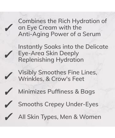 Ktchn Apothecary Renewing Eye Cream - Anti-Aging Formula for All Skin Types | Minimize Lines & Puffiness, Deeply Hydrate, Nourish & Renew Under-Eyes - Buy Online on GoSupps.com