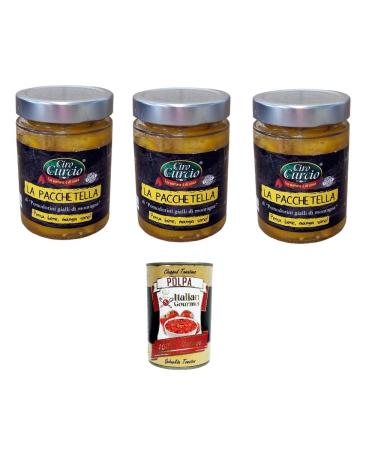 Italian Gourmet E.R. Ciro Curcio Yellow Mountain Tomato La Pacchetella 370 ml + Italian Gourmet Pulp 400 g