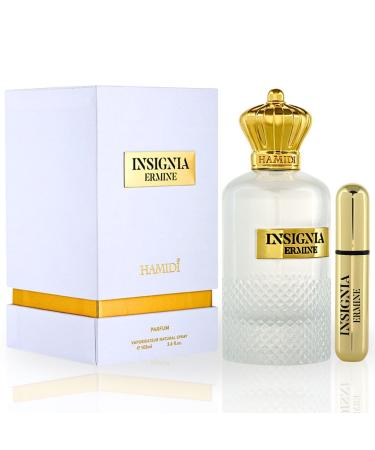 Hamidi INSIGNIA ERMINE Eau De Parfum Spray 105ML (3.5 OZ) - Long Lasting Perfume for Women & Men Captivating & Harmonious Blend Unisex Perfume