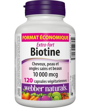 Webber Naturals Super Prostate 110 Softgels Helps Relieve Urological Symptoms & Biotin 10 000 mcg Extra Strength 120 Capsules Supports Healthy Hair Skin & Nails Energy Metabolism Vegan Super Prostate + VITAMIN 3908 - Buy Online on GoSupps.com