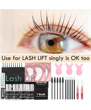 Buy Lash Lift Kit | DIY Eyelash Lift & Brow Lamination 2-in-1 | Long-Lasting Black Perm for Lashes at Home - 15+ Applications - Buy Online on GoSupps.com