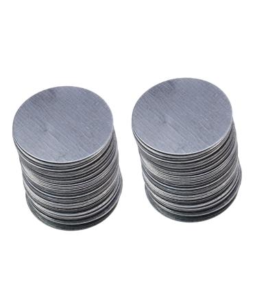 MAGICLULU 200 Pcs Makeup Tool Metal Eyeshadow Pads Metal Palette Sticker Eyeshadow Tin Stickers Iron Sheets Mx2pcs As Shownx2pcs