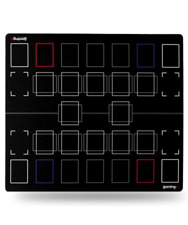 GMC YuGiOh Master Gaming Mat - 2 Player Compatible TCG Board Playmat - Card Game Playmat for Beginner & Advanced Players Water Resistant Card Gaming Mat