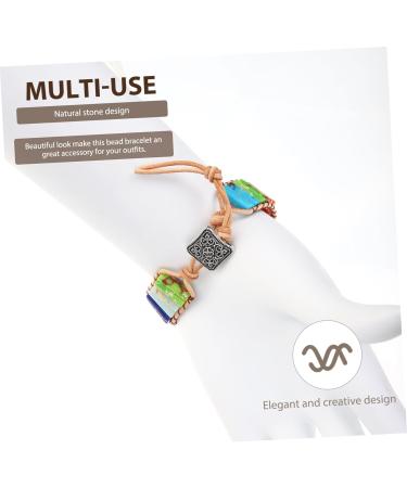 VALICLUD Natural Stone Bracelet Wristbands Bracelets Bohemian for Women Decorative Bracelet Braclet Crystal Beaded Aesthetic Bracelets for Women Boho Bracelets Manual Accessories Miss - Buy Online on GoSupps.com