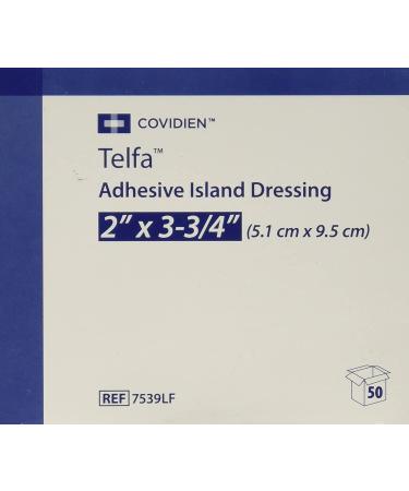 TELFA Island Dressing Part No. 7539LF Kendall Healthcare PROD.