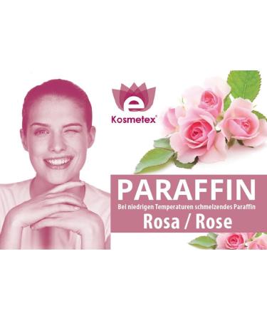 Kosmetex Rose Pink Paraffin Bath for Hands & Feet - 10x 500ml Heating Wax Block for Warmer - Buy Online on GoSupps.com