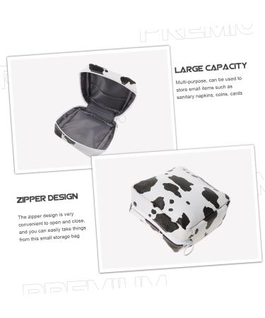 Funomocya Ladies Tinge Bag - Cow Pattern Period Bag | Menstrual Tapes Container & Bandage Bags for Women - Buy Online on GoSupps.com