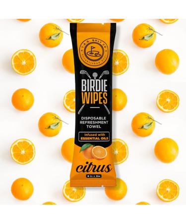 TAG Golf Co Birdie Wipes - 20 Pack Disposable Moist Cotton Towels | Hot/Cold Refreshment | Individually Wrapped 8x8 Size - Ideal for Golf & Travel - Buy Online on GoSupps.com