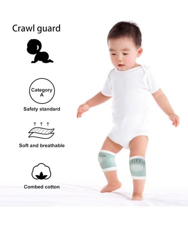 5pcs Baby Knee Pads for Crawling - Multicolor Anti-slip Warmers | Adjustable Unisex Infant Leg Cover Protector | Anti-fall Safety Knee Pads for Toddler - Buy Online on GoSupps.com