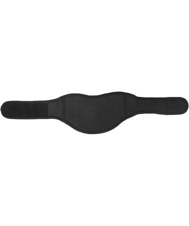 Agate Neckrest Bracket - Breathable Mesh Neck Wrap for Sore Throat Relief & Moxibustion Care (Black) | International Shipping Available - Buy Online on GoSupps.com