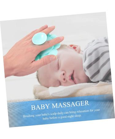 Hemoton Silicone Shampoo Brush for Newborns - Green Handheld Shampooer and Scalp Massager for Baby Bath - Portable and Gentle Baby Hair Brush - 1pc - Buy Online on GoSupps.com