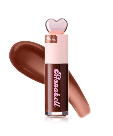 Makeup Lip Gloss Luxurious Shine with Long-Lasting Hydration | High-Definition Gloss for Plump Lips | Moisturizing Formula | Non-Sticky Beauty Essential (Mocha)