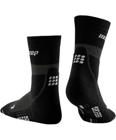 Buy CEP Women's Outdoor Compression Crew Cut Socks - Merino Mid-Cut - 3 Stonegrey/Grey | Best for Hiking & Travel - Buy Online on GoSupps.com