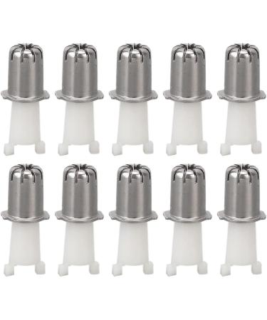 Dioche 10Pcs Nose Hair Clipper Head Accurate Shaving Universal Replacement Clipper Blade Heads Compatible with Ear and Nose Hair Trimmer Clipper - Buy Online on GoSupps.com