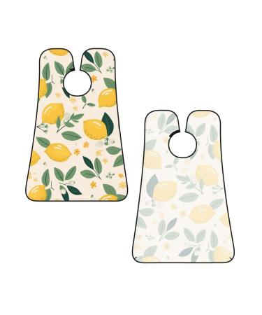 Yellow Lemon Shaving Bib - Waterproof Beard Apron | Perfect Gift for Dad | One Size Fits All - Buy Online on GoSupps.com