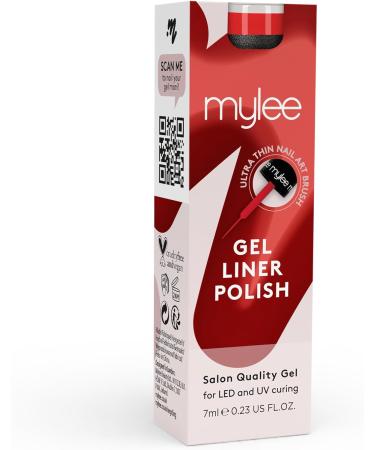 Mylee Liner Gel Nail Polish 7ml French Cancan with Nail Art Brush - UV/LED Soak-Off Manicure Pedicure - Buy Online on GoSupps.com