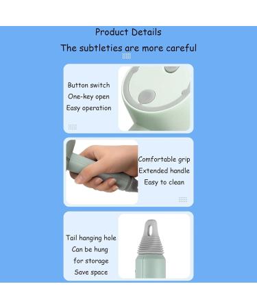 Cordless Shower Scrubber Effective Cleaning Electric Grout Brush Effortless Cleaning Rechargeable Scrubber Multifunctional Brush Head Electric Cleaning Brush Cordless Power Cleaning Brush for Tiles Green - Buy Online on GoSupps.com