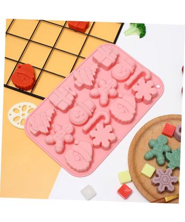 Alipis 2pcs Baking Mold Chocolate Mold Resin Mold Candy Making Mold Silicone Molds Cake Mold Christmas 3D - Buy Online on GoSupps.com