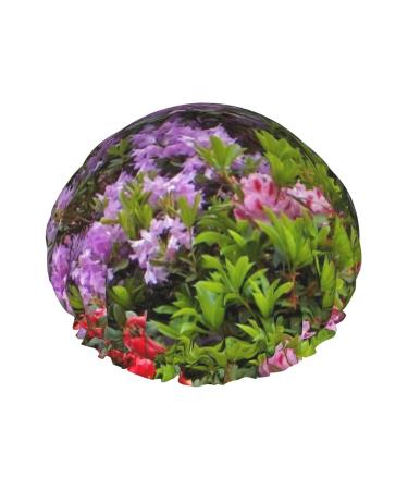 Custom Waterproof Reusable Shower Cap for Women & Girls | Personalized Design, Adjustable Elastic Band, Peva Lining | Double Protection Layers | Ideal for Long, Short, Curly Hair - Buy Online on GoSupps.com
