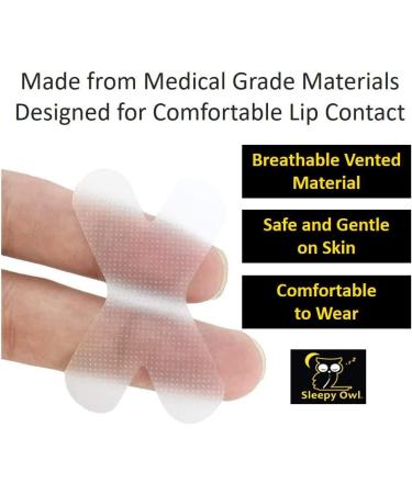 Doctor Sleepy Owl Mouth Tape Strips 120ct - Snoring & Mouth Breathing Relief - Buy Online on GoSupps.com