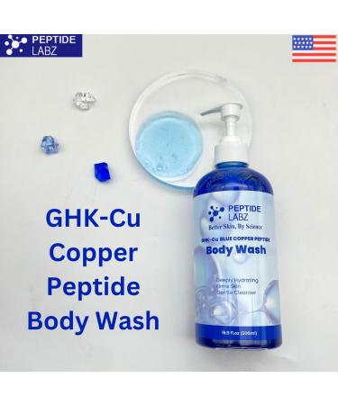 Copper Peptide Body Wash Anti-Aging Skin Renewal Deep Hydration Wrinkle Reduction and Collagen Boost Soothing Paraben-Free Formula 16.9 oz - Buy Online on GoSupps.com