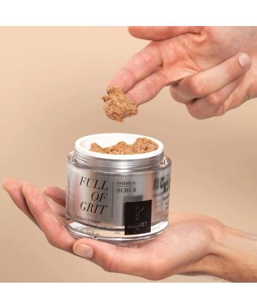 GoodJanes Full of Grit Oatmeal Body Scrub with Oat Jojoba Apple & Alpine Rose Stem Cells Gently Exfoliating & Moisturizing Vegan Body Scrub for Smooth Radiant Skin - Buy Online on GoSupps.com