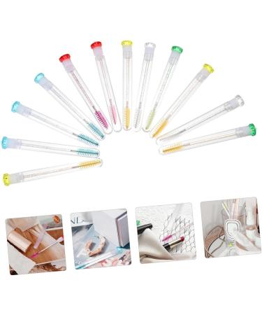 FOMIYES 24 Pcs Crystal Eyelash Brush Tube Eyelash Mascara Spoolie Portable Eyelash Tube Supplies 11x1.2cmx2pcs Random Colorx2pcs - Buy Online on GoSupps.com