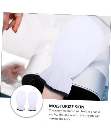 MERRYHAPY 1 Pair Exfoliating Hand Mask Essential Oil Gloves Hydrating Gloves Exfoliate Glove Hand Exfoliation Gloves Moisturizer Hands Spa Gel Gloves Flannel Dry Skin White Disposable Miss - Buy Online on GoSupps.com