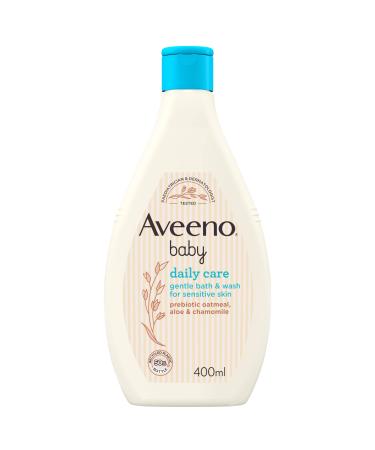 Aveeno Baby Baby Gentle Bath and Wash White 400 ml (Pack of 1) Chamomile 400 ml (Pack of 1)