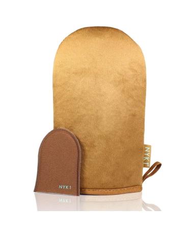 NYK1 Tanforce & Megamitt - Invisible Self-Tanner for Deep Tan | Fast-Acting Bronzing Mousse for Golden Australian Glow - Buy Online on GoSupps.com