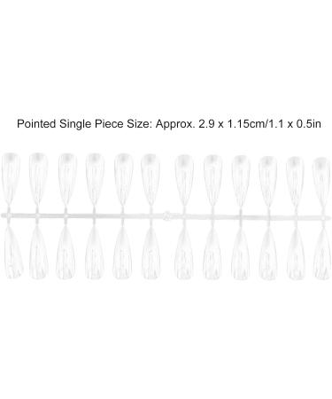 Nail Accessories Plastic Easy To Color Nail Art Polish Display Tips for Manicure Store for Nail Salon for Home for Manicure(Long tip 240 pieces) - Buy Online on GoSupps.com
