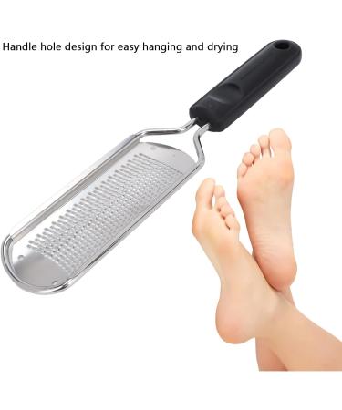 Foot File for Removing Dead Skin from Feet Fast Exfoliation Anti Slip Matte Texture Black Professional Foot Care Pedicure for Home Pedicure Shop - Buy Online on GoSupps.com