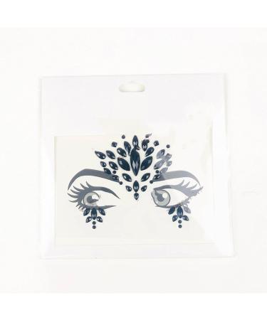 Eyebrow Drill Masquerade Ball Face Decoration Acrylic Diamond Christmas Face Patch Diamond Halloween Makeup Coffee color - Buy Online on GoSupps.com