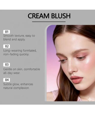  HNYXEQJL Set of 6 versatile cream blushes for makeup and pore contouring waterproof and smudge-proof for long cheeks ideal for everyday use and parties - Buy Online on GoSupps.com