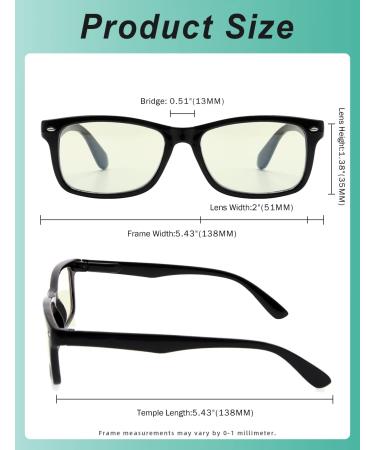 Eyekepper Blue Light Filter Glasses - Anti-Glare Reflective Computer Readers | Clear Stylish Frame for Eye Protection - Buy Online on GoSupps.com