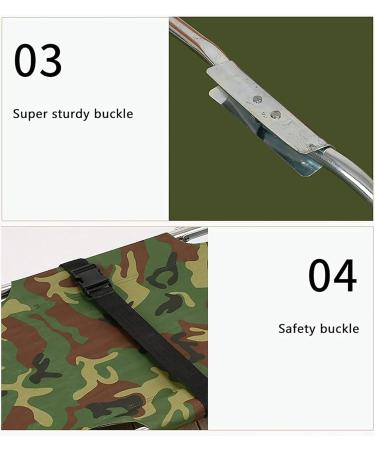 Portable Emergency Rescue Stretcher Aluminum Alloy Stretcher Four Fold Stair Stretcher Patient Transfer Stretcher Bed with 4 Support Feet - Buy Online on GoSupps.com