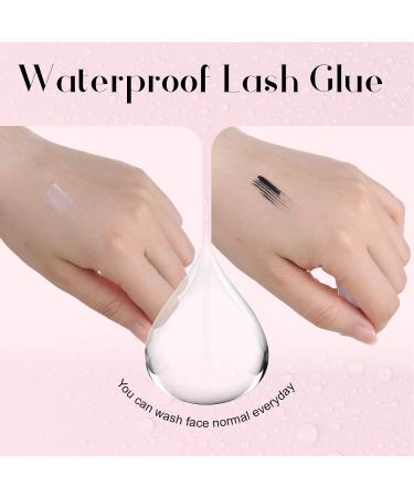 ALLOVE Lash Bond and Seal - Waterproof Eyelash Extension Glue for Strong Hold (48-72 Hours) | Perfect for DIY Cluster and Individual Lashes (10ml - Buy Online on GoSupps.com