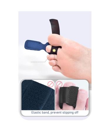 Hammer Toe Straightener Splint - Ergonomic Overlapping Toe Corrector for Bent Toes (Right Foot) - Shop Internationally - Buy Online on GoSupps.com