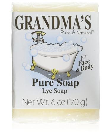 Remwood 60018 Grandma's Lye Soap 6 Oz - Natural Handmade Soap for Gentle Skin Care | International Shipping - Buy Online on GoSupps.com