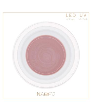 N & BF 5ML Comfort Line Makeup Gel Rosa Glimmer | High-Quality Glitter Camouflage Gel for Gelnageln | LED+UV | Made in Germany - Buy Online on GoSupps.com