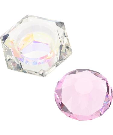Fomiyes Glass Dappen Dish - 8x8cm Crystal Bowl for Acrylic Powder & Nail Art | Candy Holder | International Shipping - Buy Online on GoSupps.com