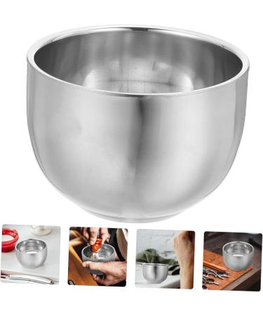 Buy CAXUSD Double-Layer Stainless Steel Shaving Foam Cup - Ideal for Home & Travel - International Shipping Available - Buy Online on GoSupps.com