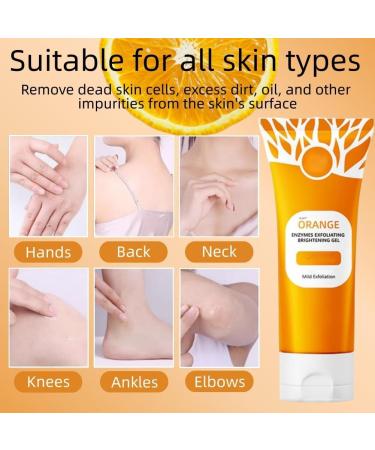  ZLXFT Orange Exfoliating Gel for Face 3pcs Orange Exfoliating Brightening Gel Exfoliating Gels with Orange Enzymes Organic Face - Buy Online on GoSupps.com