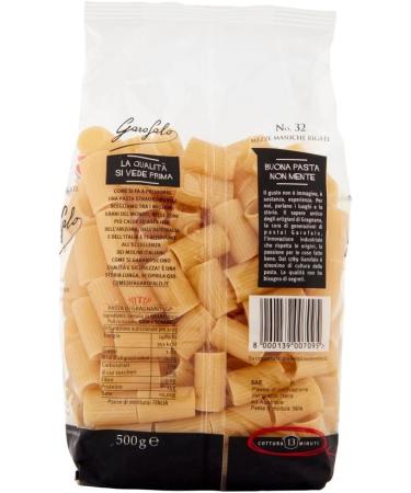  Italian Gourmet E.R. Garofalo Mezze maniche rigate N. 32 Pack of 10 Neapolitan durum wheat semolina packets with 500g of IGP pasta + 400g Italian Gourmet polpa - Buy Online on GoSupps.com