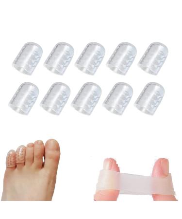 Silicone Anti-Friction Toe Protector 2023 New Silicone Breathable Toe Covers 10/20/30Pcs Toe Caps and Toe Protectors (10pcs)