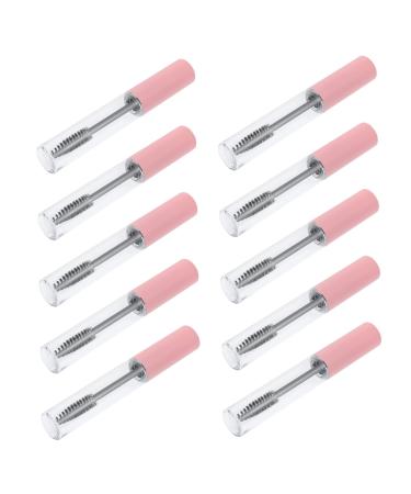 VINTORKY 10pcs Mascara Empty Tube DIY Lashes Bottles Eye Gloss Liquid Tube Mascara Bottles with Wands Pink 1 g (Pack of 1) Pink
