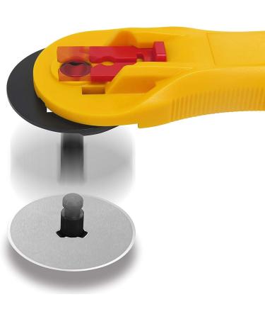 OLFA Rotary Fabric Cutter 28MM with 5 Blade Refill - Ideal for Quilting, Sewing, and Crafts | Buy Now - Buy Online on GoSupps.com