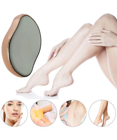 Crystal Hair Eraser  ANTAND Bleam Crystal Hair Remover Magic Painless Exfoliation Hair Removal Tool for Women Men Leg Arm Back  Eco-Friendly Reusable Crystal Hair Eraser for Soft Smooth Skin Gold - Buy Online on GoSupps.com